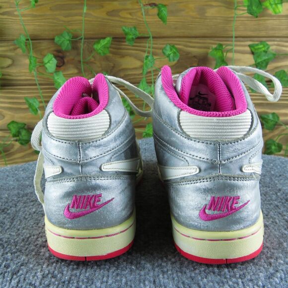 Nike Women's Prestige IV High Metallic Sneaker Silver Synthetic Size 7.5M Used - Picture 4 of 8